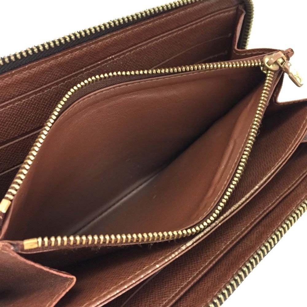 100% Auth Louis Vuitton Rose Zippy Zip Long Wallet - Picture 7 of 8